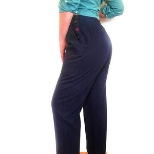 Cache | Vintage Navy Sailor Style NOS Pants